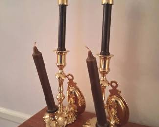 Baldwin Brass Candlestick holders and wall sconces