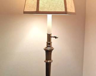Brass Candlestick Lamp