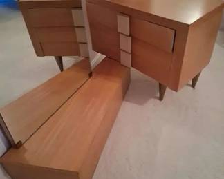 MCM Mirror and attached chest