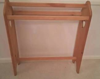 Farmhouse Blanket Holder