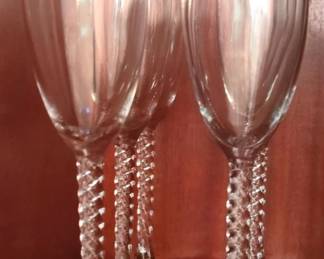 Cristyal D'Arques Durand Style Champagne Glasses