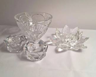 Swarovski, Gorham, Victorias Garden & West German Crystal Lot