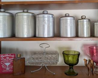 Incredible collection of vintage barware!