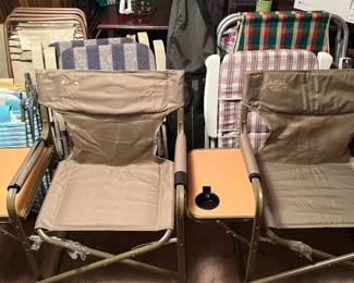 Tons of folding chairs
