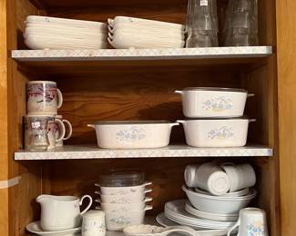 Vintage Corning ware, Country Cornflower 