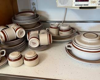 Vintage Contemporary Chateau dishes