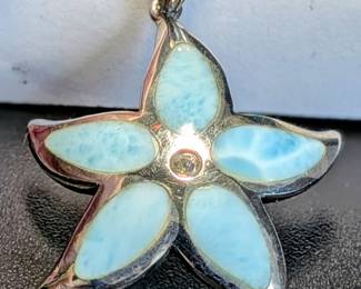 AM003 Sterling Silver Starfish Necklace