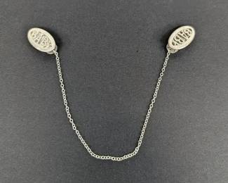 DR002 Sterling Silver ScarfShawl Clip