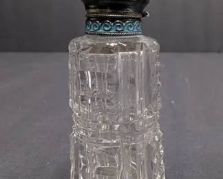 CT004 Norway Silver Enamel Perfume Bottle  David Andersen