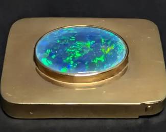 CT003 14K Gold Match or Stamp Box