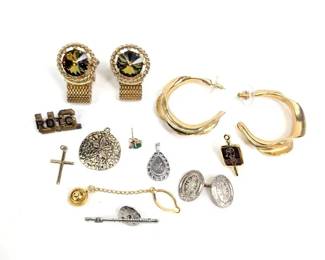 CT021 Earrings, Pins, Charms, Cuff Links