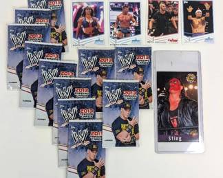 CT046 Topps Wrestling Trading Cards Some Sealed Packs