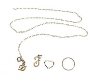 CT019 10K Charms and Oval Cable Chain