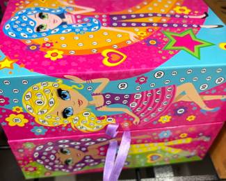 Jeweled decorative storage box.