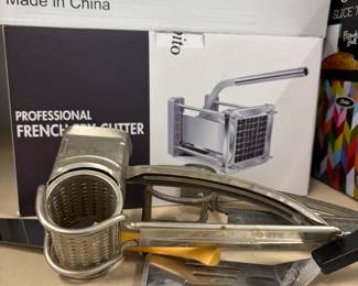 Professional French fry cutter, new in box.