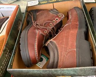Thom McAn men's leather shoes, new in box. Wide width.