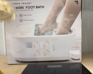 Sharper Image foot bath, new in box.
