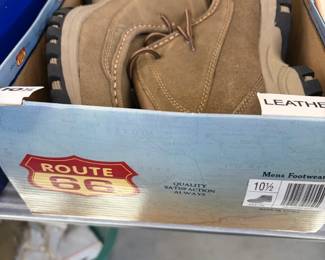 Route 66 men's suede boots, new in box.