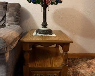 Vintage Tiffany style stained glass