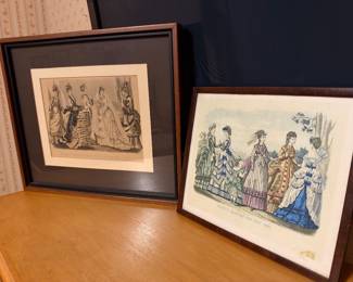 Victorian framed wall art prints