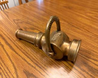 Brass Firehose nozzle 