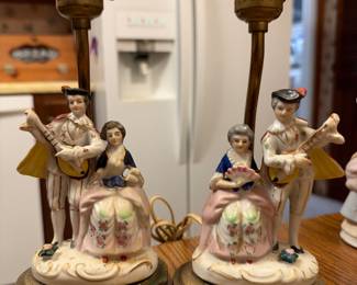 Vintage ceramic lamps