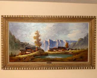 Beautiful Landscape Framed Artwork Painting