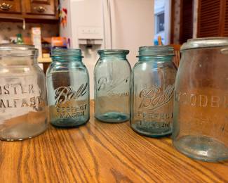 Canning jars, Ball jars 
