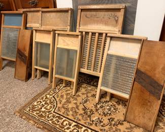 Vintage washboards 