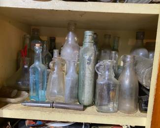 Assorted Old Jars, Medicine Bottles
