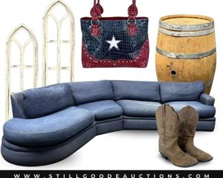 Bose speakers, artificial plants and florals, Christmas trees, wreaths, ipad, cowboy boots and much more!