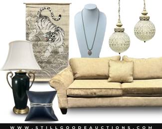 Kitchenaid mixer, paperweights, lighting, baseball cards, chandeliers, capodimonte, television sets, stained glass lamps, vinyl record albums, toys, fur coat, refrigerator, washing machine, dryer, and more!
