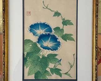 Kawarazaki Shōdō 'Asagao' Woodblock Print