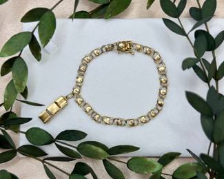 14k Vintage Charm Bracelet w/ Vintage Car Charm