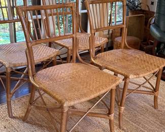 Reed Grass Woven Chairs