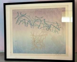 1981 Glen Alps Trees Artwork Decor