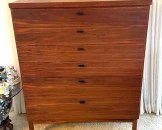 Jack Cartwright for Founders Walnut Tall Dresser