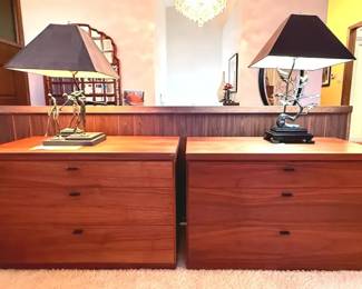 A Pair of Founders Furniture Three Drawer Dressers