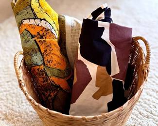 MidCentury Earth Tone Fabric Pieces J.P. Stevens Co Other
