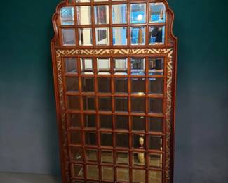 John Widdicomb for Stickley British India Collection Arched Window Mirror