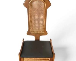 Rattan Accent Dressing Chair