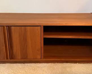 LowProfile MidCentury Modern Teak Media ConsoleCredenza