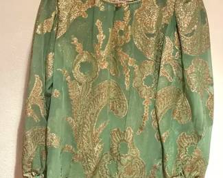 Vintage Saint Laurent Sheer Top