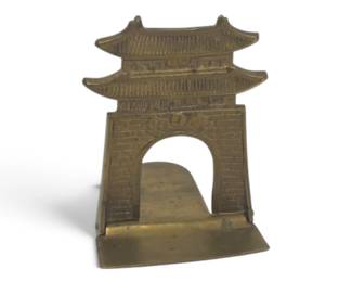 Folding Brass Book ends