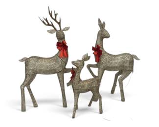 Holiday outdoor deer lights