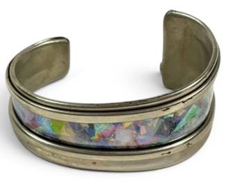 KTW Silver Cuff Bracelet