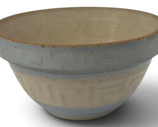 Stoneware Advertising Mixing Bowl
