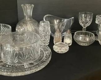 High Quality Crystal Pieces, Includes Nambe, Stuart England, Block Crystal