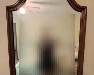 Vintage Wood Mirror