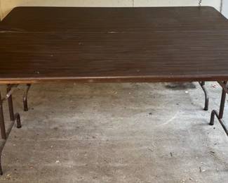 2 Laminate Metal Folding Tables